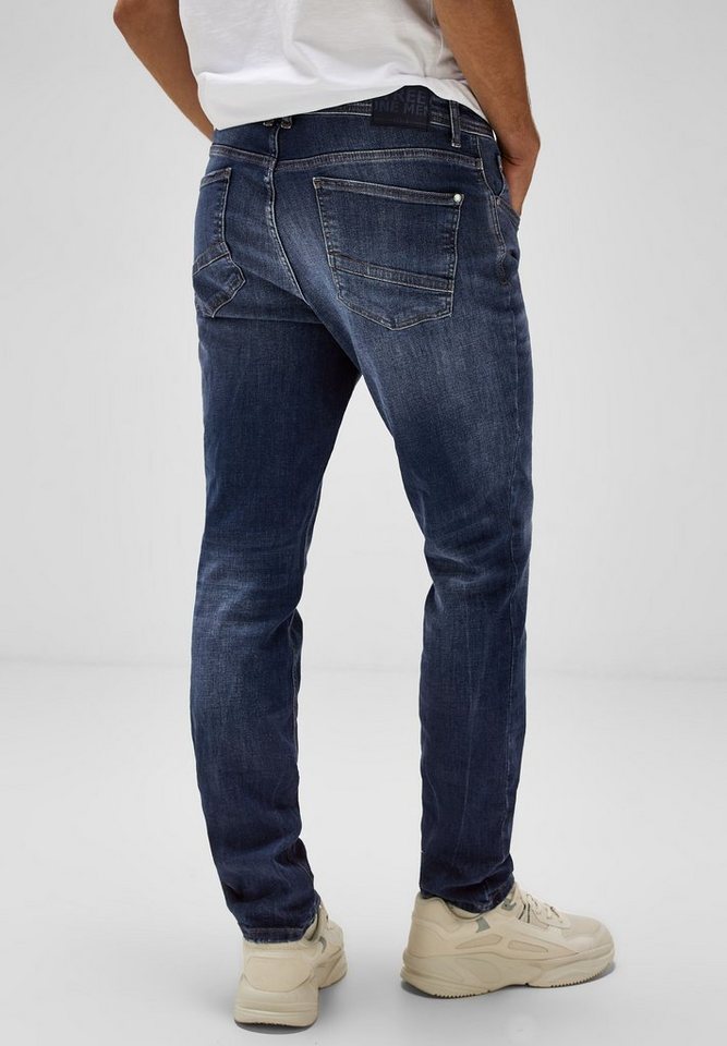 STREET ONE MEN Regular-fit-Jeans im Used Look von STREET ONE MEN