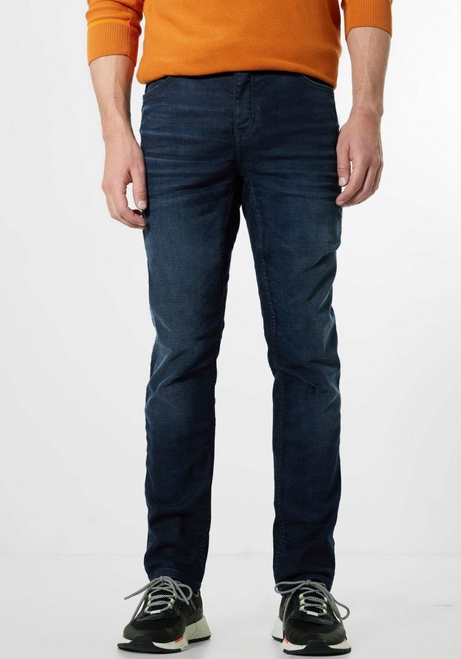 STREET ONE MEN Regular-fit-Jeans mit Ziernähten von STREET ONE MEN