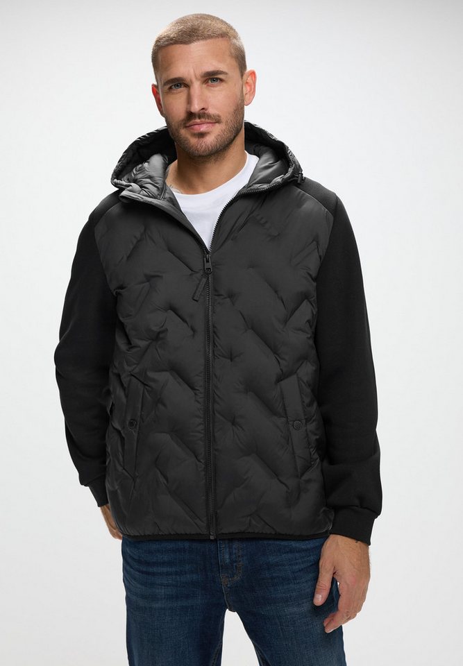 STREET ONE MEN Steppjacke mit Kapuze mit Tunnelzugband von STREET ONE MEN