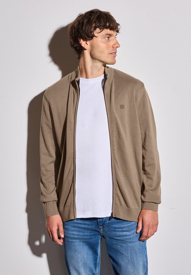 STREET ONE MEN Strickjacke aus reiner Baumwolle von STREET ONE MEN