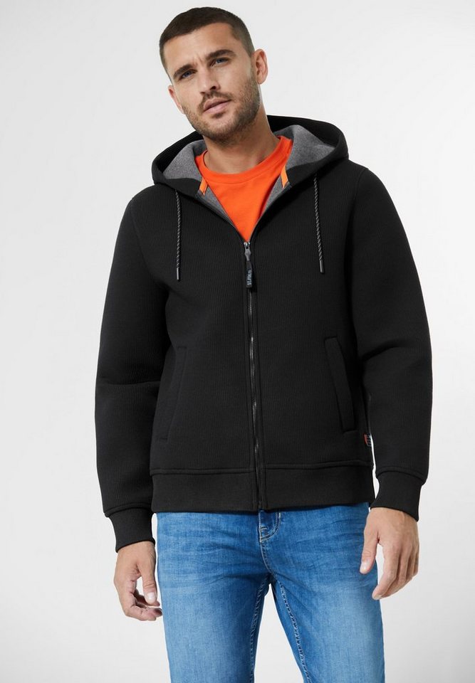 STREET ONE MEN Strickjacke mit Waffelstruktur von STREET ONE MEN