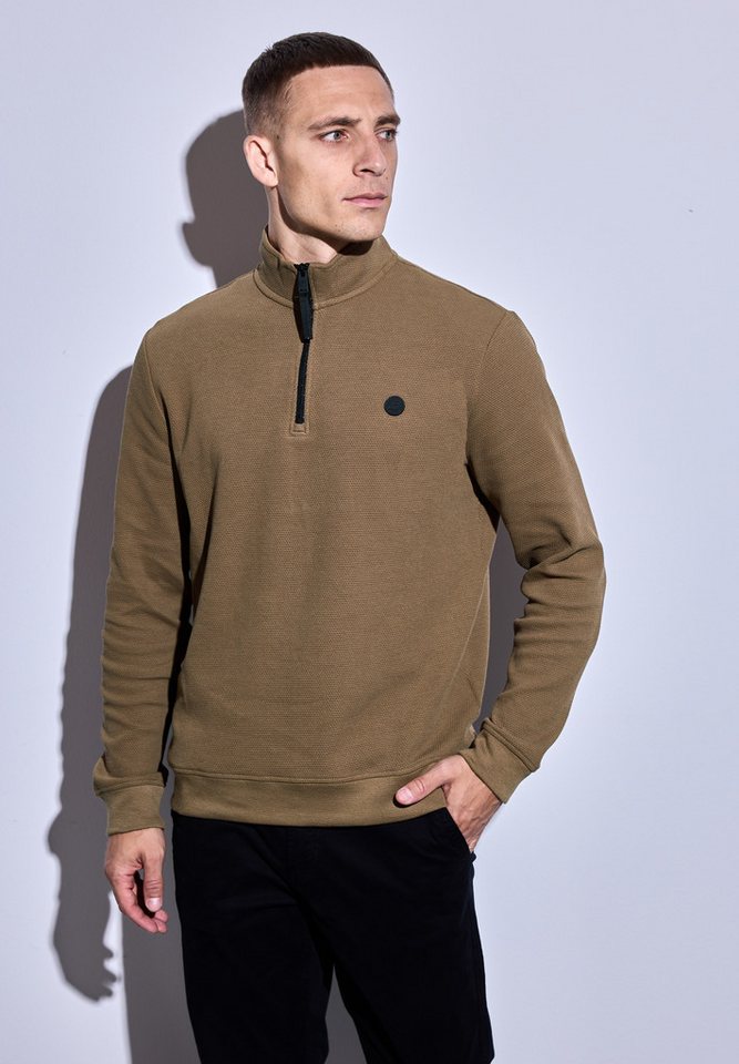 STREET ONE MEN Sweatshirt aus reiner Baumwolle von STREET ONE MEN
