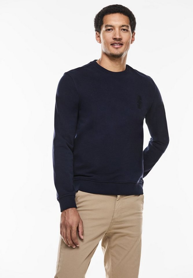 STREET ONE MEN Sweatshirt mit Rundhalsausschnitt von STREET ONE MEN