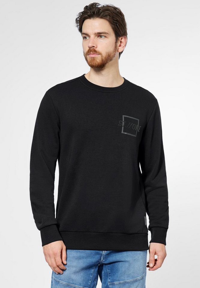 STREET ONE MEN Sweatshirt mit Wording-Print von STREET ONE MEN