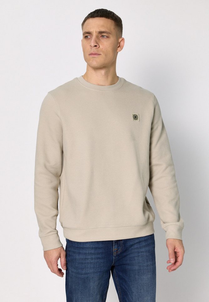 STREET ONE MEN Sweatshirt mit 3D Struktur von STREET ONE MEN