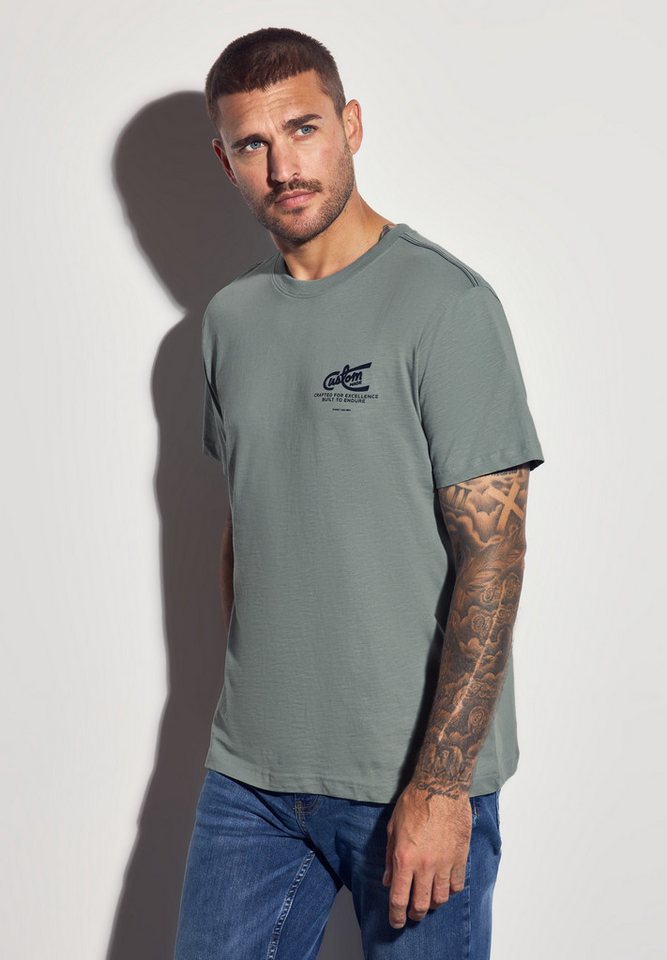 STREET ONE MEN T-Shirt aus reiner Baumwolle von STREET ONE MEN