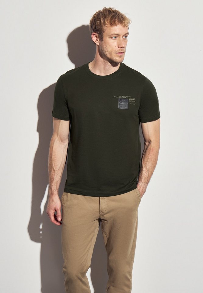 STREET ONE MEN T-Shirt aus reiner Baumwolle von STREET ONE MEN