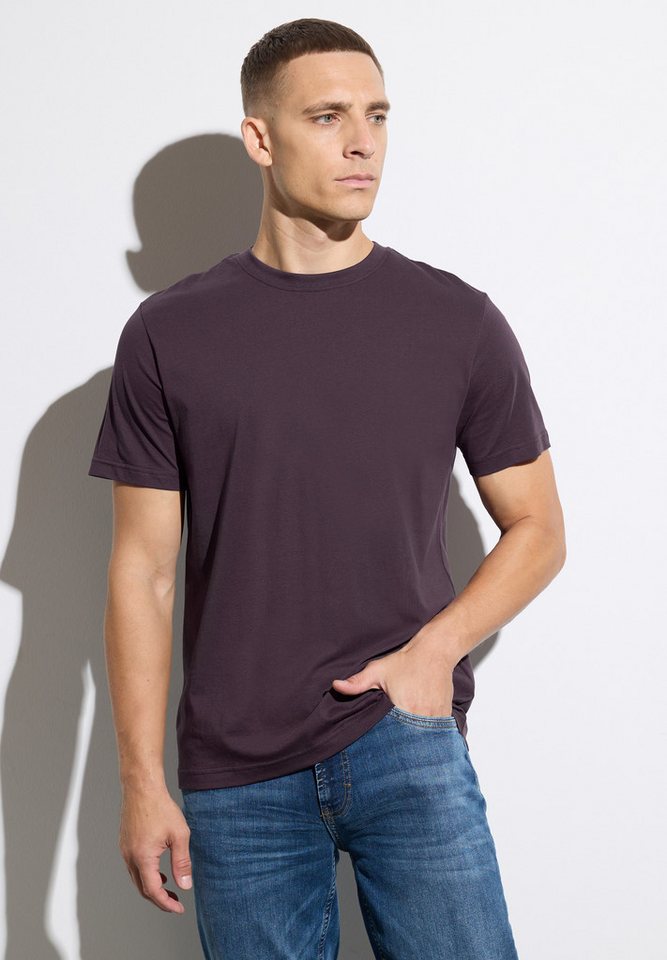 STREET ONE MEN T-Shirt aus reiner Baumwolle von STREET ONE MEN