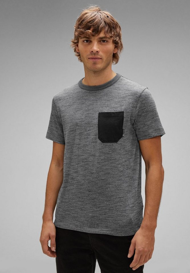 STREET ONE MEN T-Shirt mit Brusttasche von STREET ONE MEN