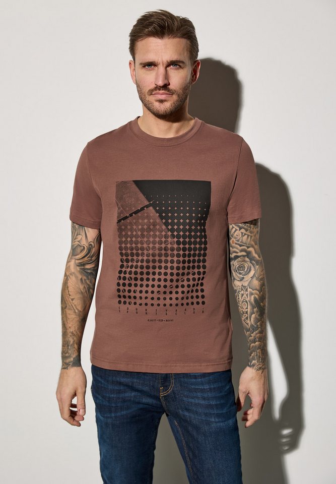 STREET ONE MEN T-Shirt mit Rundhalsausschnitt von STREET ONE MEN