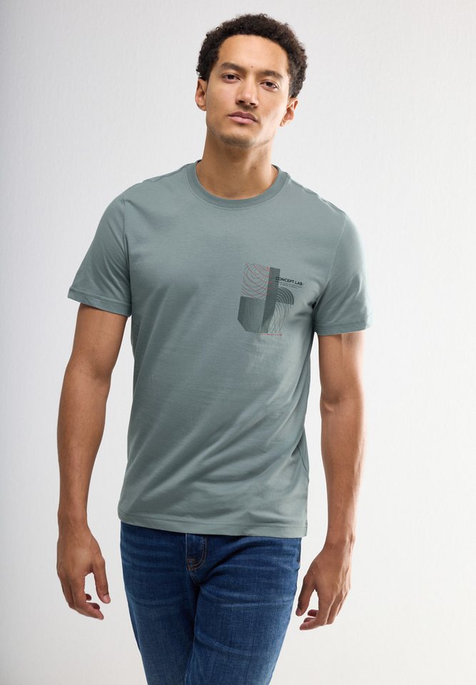STREET ONE MEN T-Shirt mit Rundhalsausschnitt von STREET ONE MEN