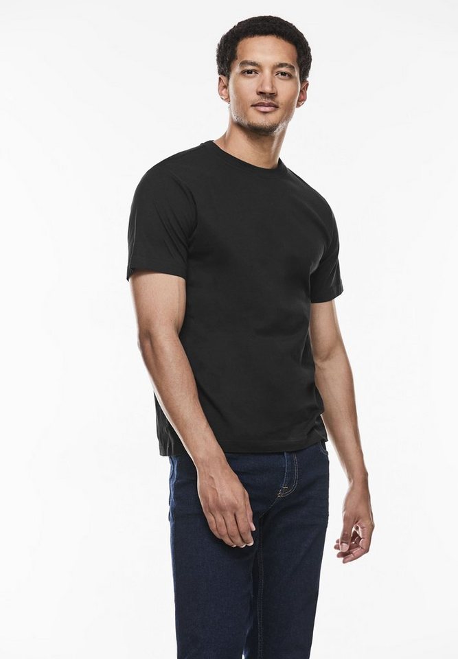 STREET ONE MEN T-Shirt mit Rundhalsausschnitt von STREET ONE MEN