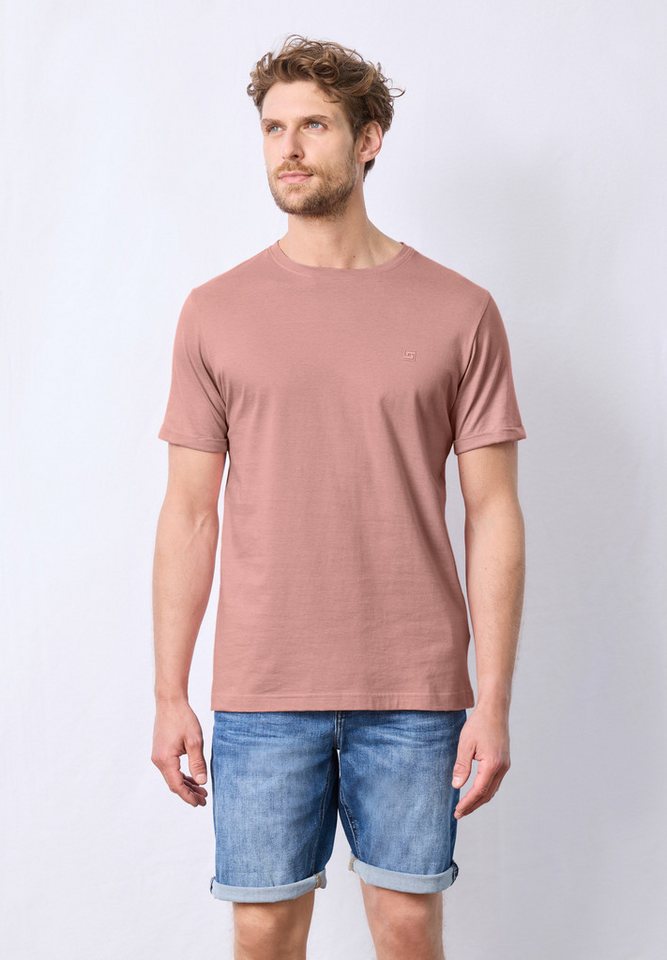 STREET ONE MEN T-Shirt mit Streifen-Struktur von STREET ONE MEN