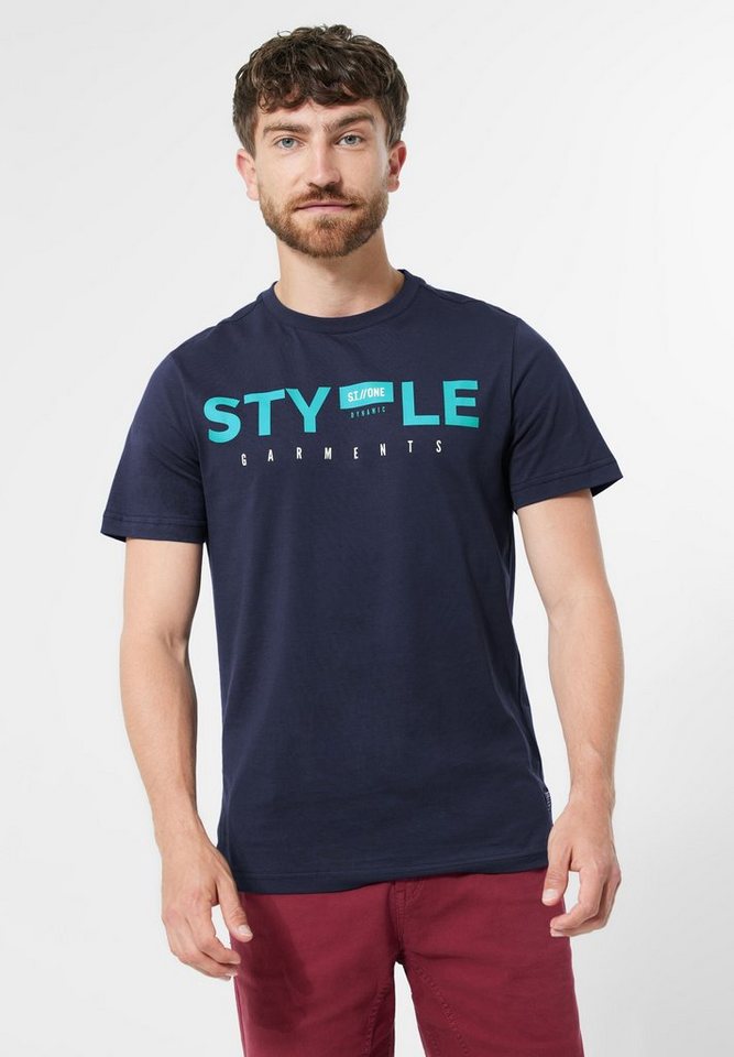 STREET ONE MEN T-Shirt mit Wording-Print von STREET ONE MEN