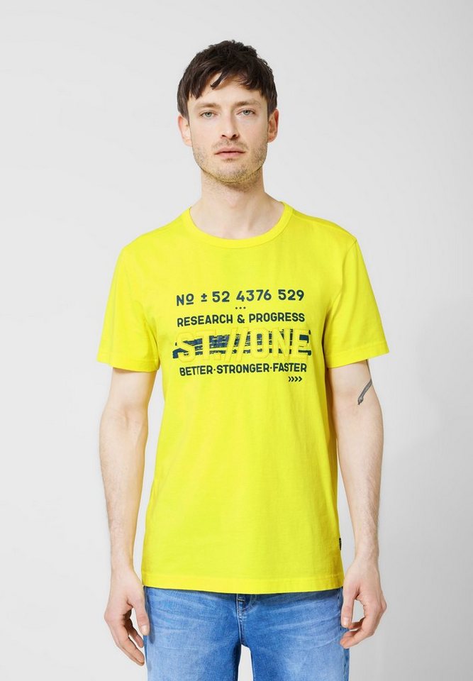 STREET ONE MEN T-Shirt mit Wordingprint von STREET ONE MEN