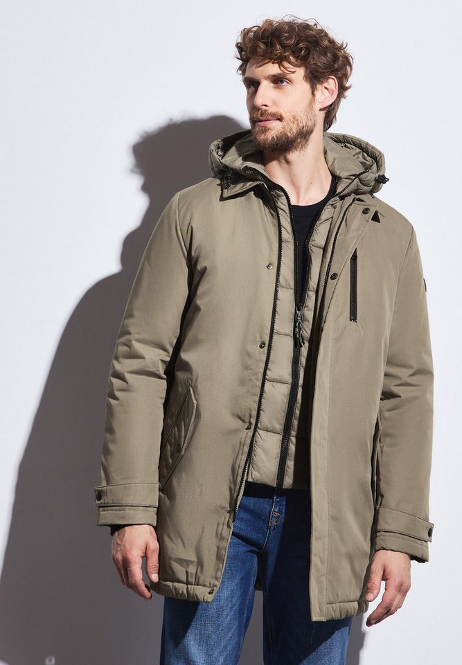 STREET ONE MEN Winterjacke mit Kapuze von STREET ONE MEN