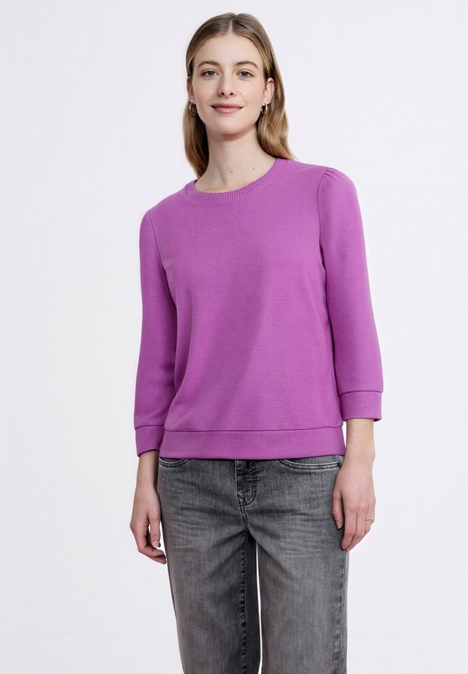 STREET ONE STUDIO 3/4-Arm-Shirt mit Rundhalsausschnitt von STREET ONE STUDIO