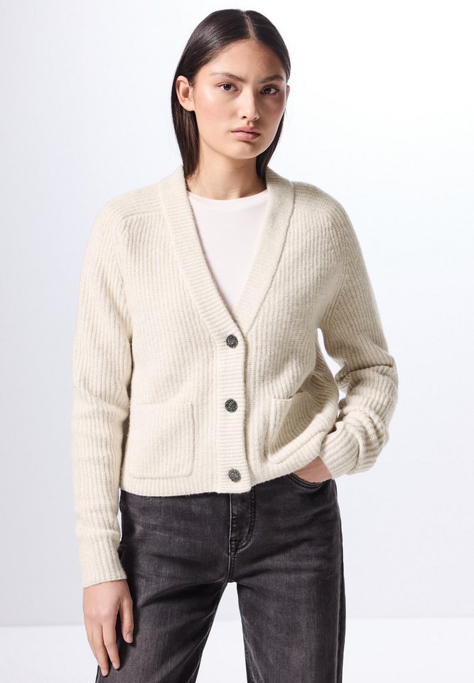 STREET ONE STUDIO Cardigan mit V-Ausschnitt von STREET ONE STUDIO