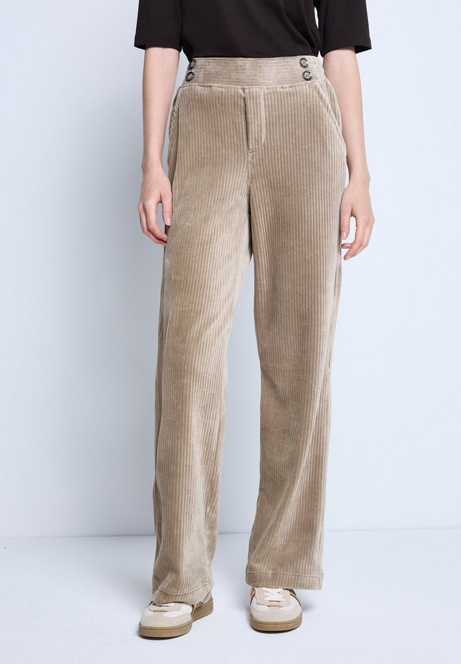 STREET ONE STUDIO Cordhose High Waist von STREET ONE STUDIO