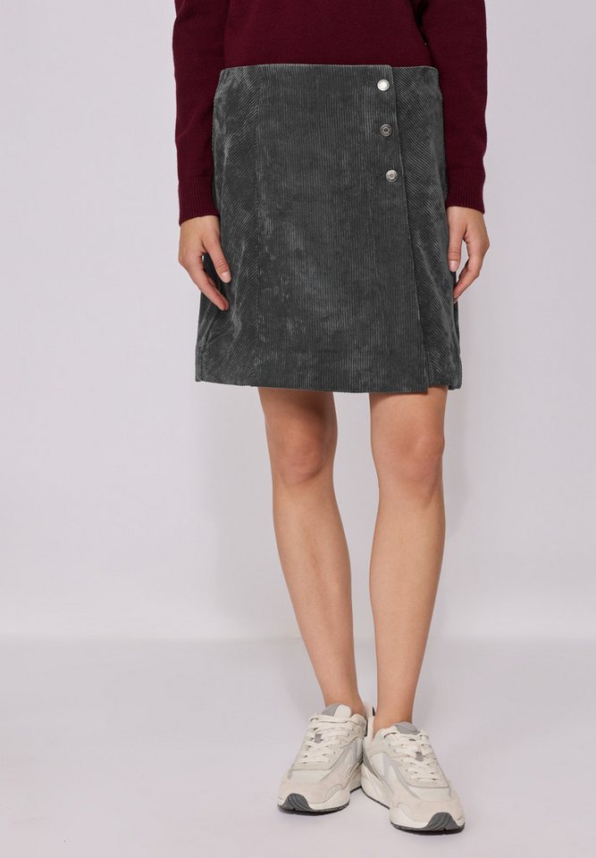 STREET ONE STUDIO Cordrock mit Knopfleiste von STREET ONE STUDIO