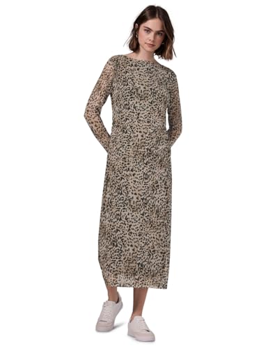 Street One Studio Damen Mesh-Kleid mit Leo-Print von Street One Studio