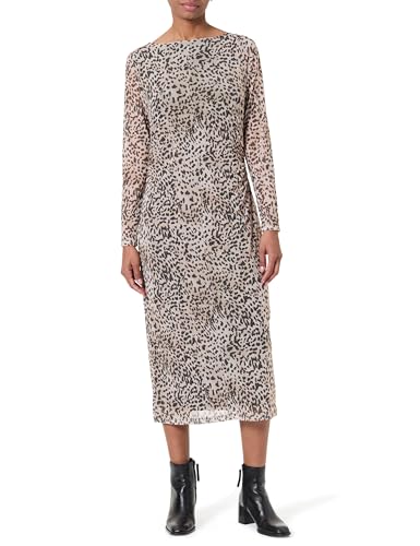 STREET ONE STUDIO Damen F144395 Mesh-Kleid mit Leo-Print, Creamy Brown, 46 STREET ONE STUDIO Damen F144395 Mesh-Kleid mit Leo-Print, Creamy Brown, 46 von STREET ONE STUDIO