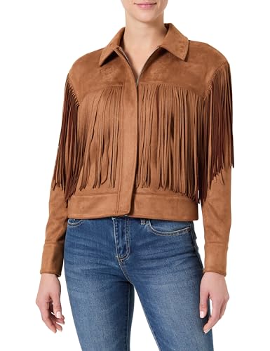 STREET ONE STUDIO Damen F212616 Velours-Jacke mit Fransen, Creamy Brown, 40 STREET ONE STUDIO Damen F212616 Velours-Jacke mit Fransen, Creamy Brown, 40 von STREET ONE STUDIO