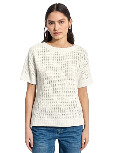 STREET ONE STUDIO Damen F322973 T-Shirt, Off White, 38 STREET ONE STUDIO Damen F322973 T-Shirt, Off White, 38 von STREET ONE STUDIO