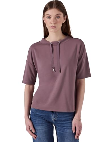 STREET ONE STUDIO Damen F322974 Kuscheliges Shirt, Hazy Rose, 46 von STREET ONE STUDIO