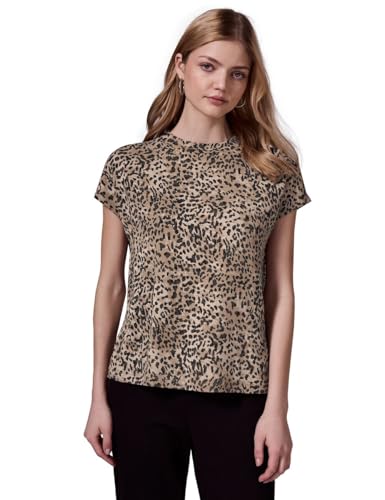 STREET ONE STUDIO Damen F322976 T-Shirt, Creamy Brown, 38 STREET ONE STUDIO Damen F322976 T-Shirt, Creamy Brown, 38 von STREET ONE STUDIO