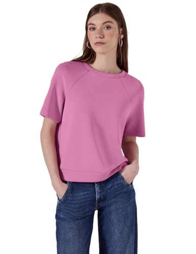 STREET ONE STUDIO Damen F322980 Raglan T-Shirt in Silk-Optik, Intense Rose, 46 STREET ONE STUDIO Damen F322980 Raglan T-Shirt in Silk-Optik, Intense Rose, 46 von STREET ONE STUDIO