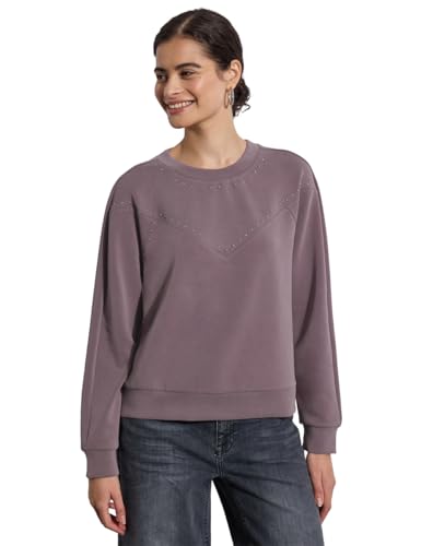 STREET ONE STUDIO Damen F322985 Silk-Look Shirt mit Nieten, Hazy Rose, 40 von STREET ONE STUDIO