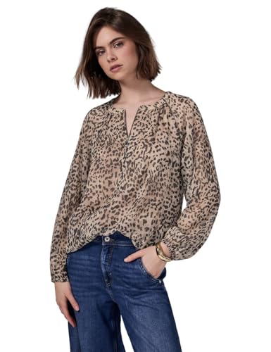 STREET ONE STUDIO Damen F345561 Bluse, Creamy Brown, 44 STREET ONE STUDIO Damen F345561 Bluse, Creamy Brown, 44 von STREET ONE STUDIO