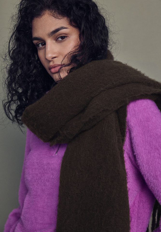 STREET ONE STUDIO Halstuch, mit Fransen am Saum von STREET ONE STUDIO