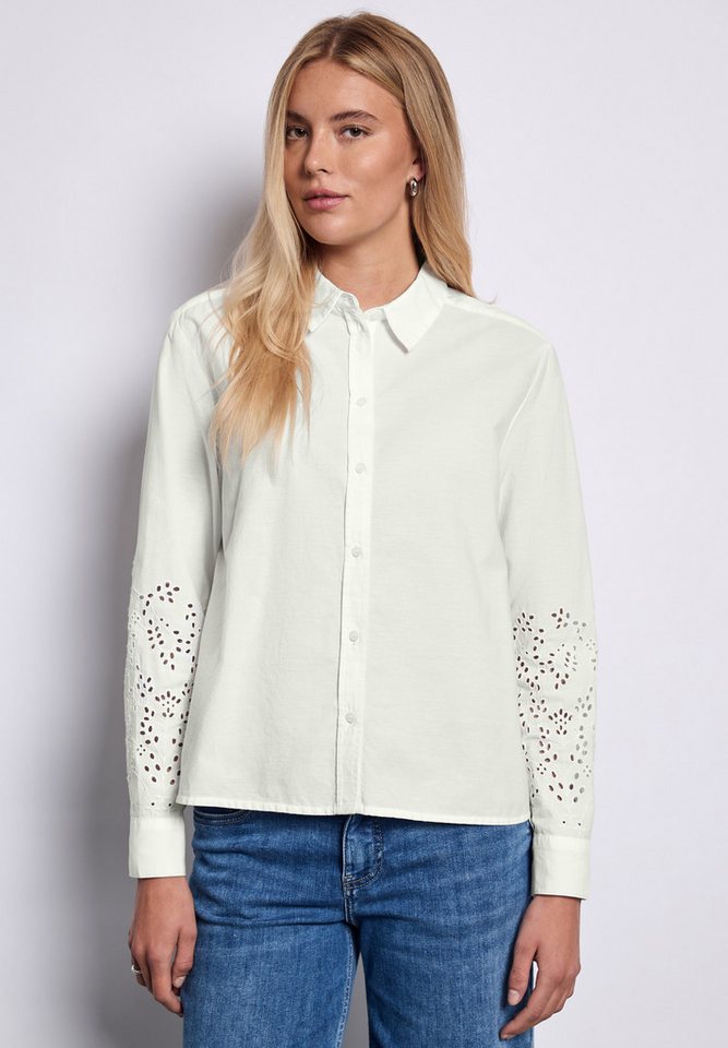 STREET ONE STUDIO Hemdbluse aus reiner Baumwolle von STREET ONE STUDIO