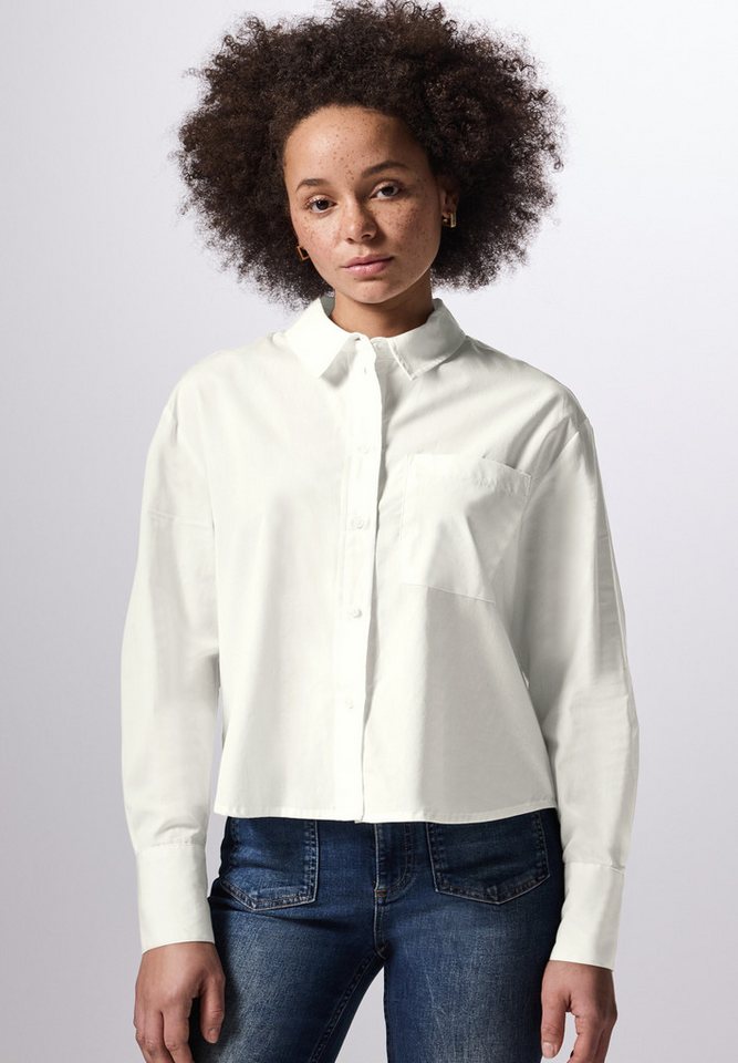 STREET ONE STUDIO Hemdbluse aus reiner Baumwolle von STREET ONE STUDIO
