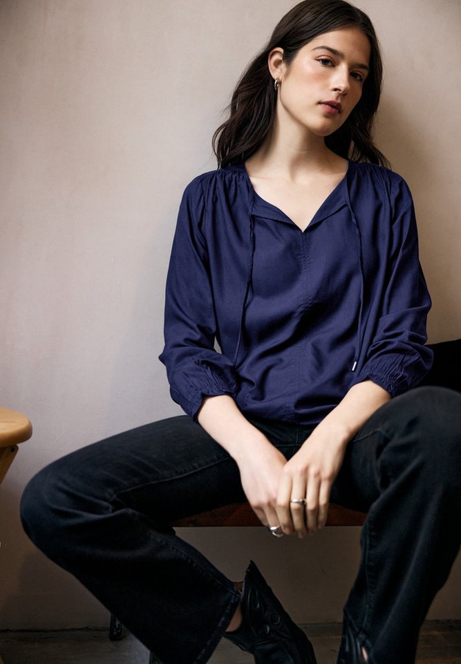 STREET ONE STUDIO Langarmbluse mit Rüschendetails von STREET ONE STUDIO