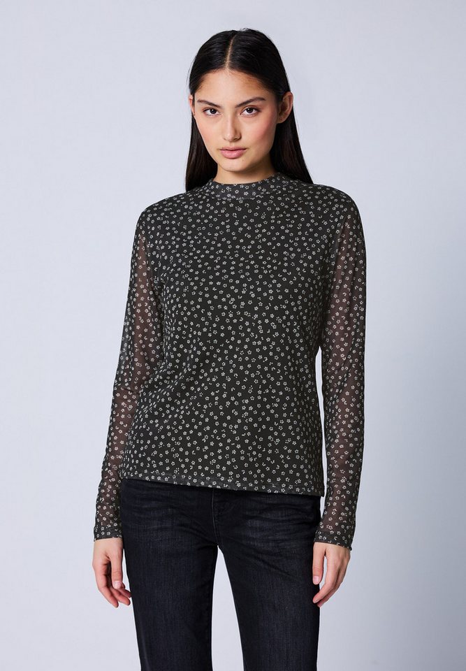 STREET ONE STUDIO Stehkragenshirt mit grafischem Muster von STREET ONE STUDIO