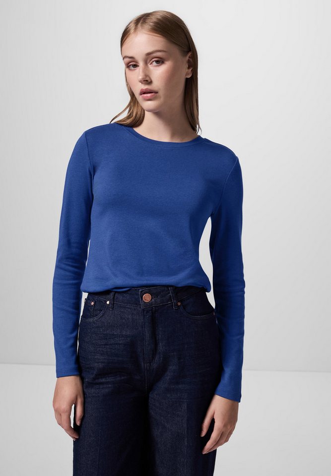 STREET ONE STUDIO Langarmshirt im soften Baumwoll-Mix von STREET ONE STUDIO