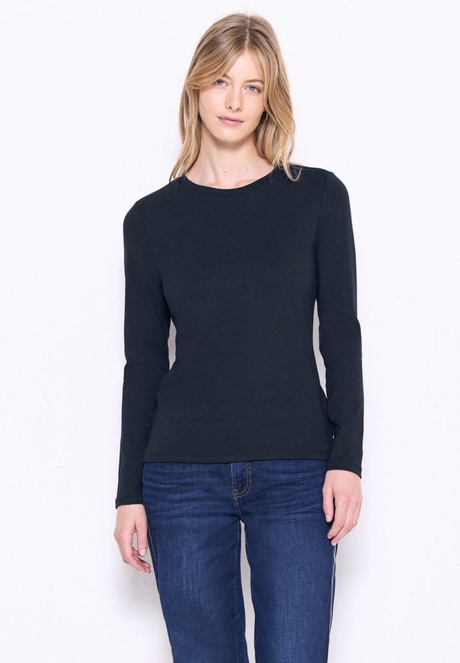 STREET ONE STUDIO Langarmshirt im soften Baumwoll-Mix von STREET ONE STUDIO