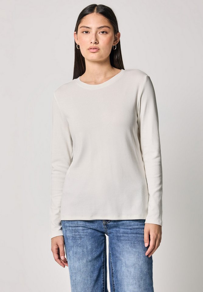 STREET ONE STUDIO Langarmshirt im soften Baumwoll-Mix von STREET ONE STUDIO