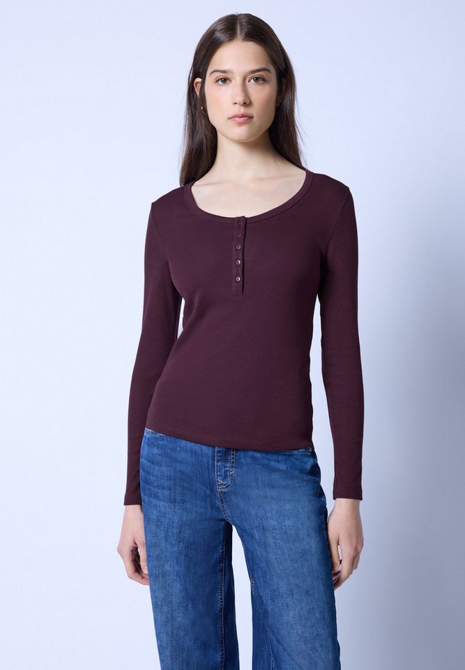 STREET ONE STUDIO Langarmshirt mit Rundhalsausschnitt von STREET ONE STUDIO