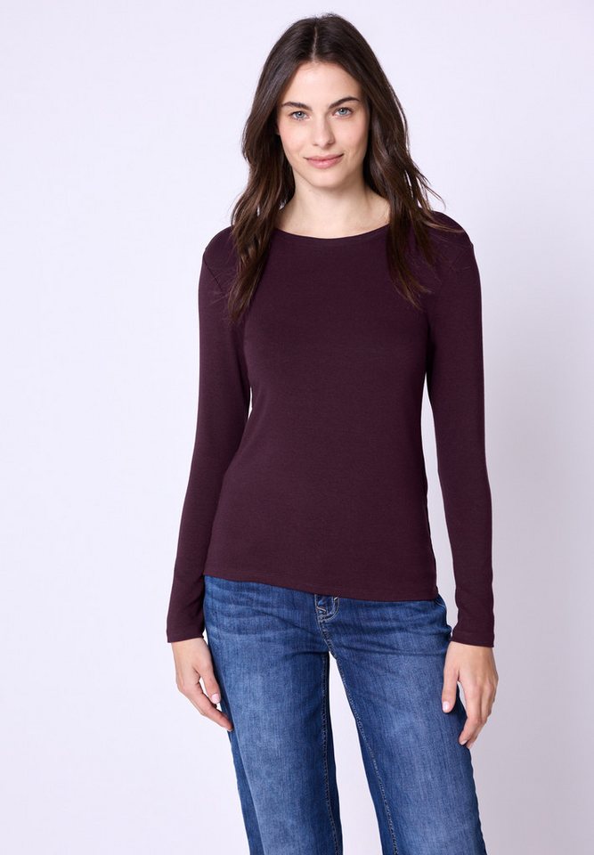 STREET ONE STUDIO Langarmshirt mit Rundhalsausschnitt von STREET ONE STUDIO