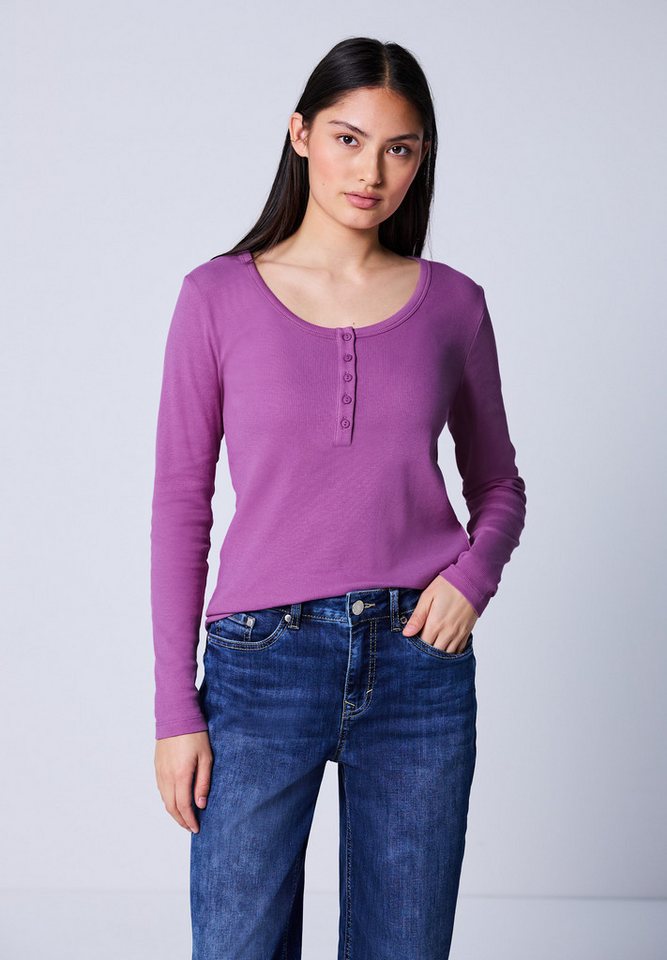 STREET ONE STUDIO Langarmshirt mit Rundhalsausschnitt von STREET ONE STUDIO