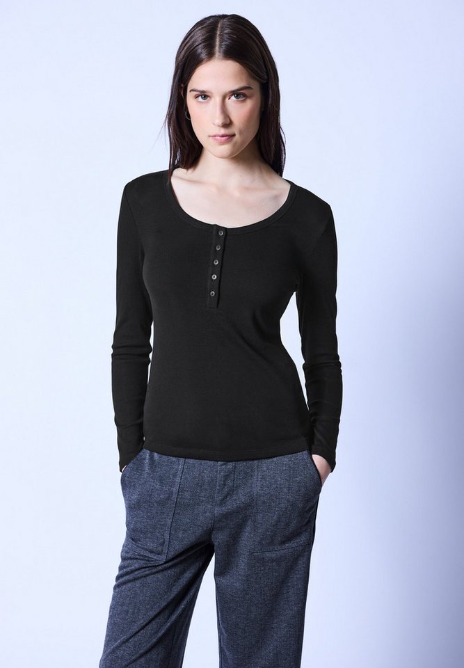 STREET ONE STUDIO Langarmshirt mit Rundhalsausschnitt STREET ONE STUDIO Langarmshirt mit Rundhalsausschnitt von STREET ONE STUDIO