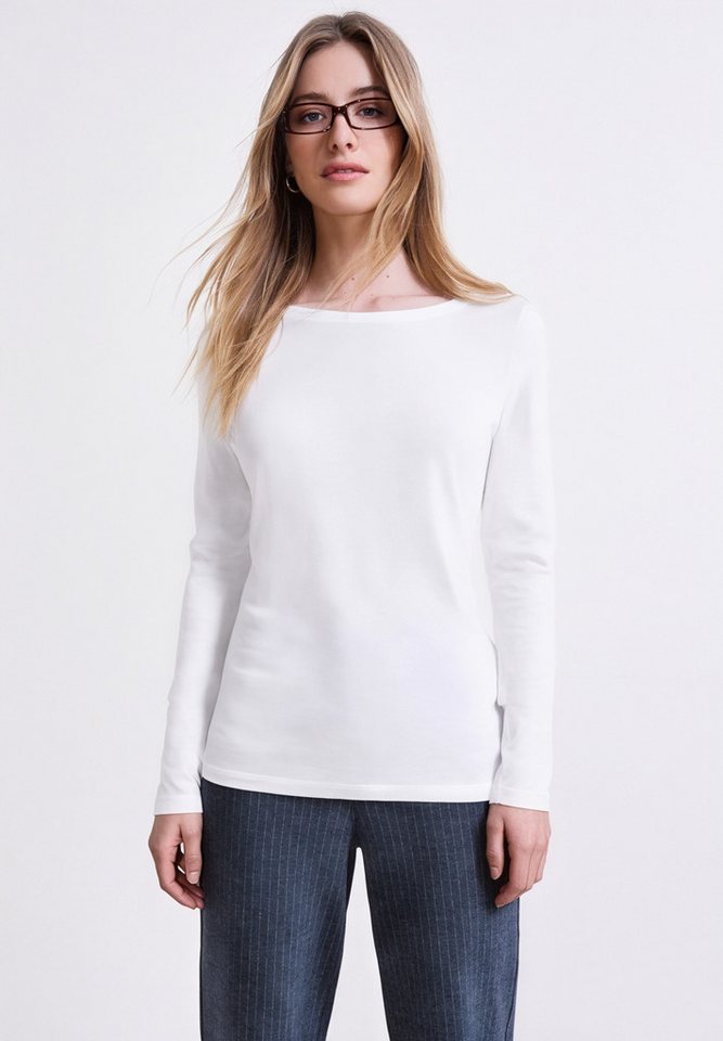 STREET ONE STUDIO Langarmshirt mit U-Boot-Ausschnitt von STREET ONE STUDIO
