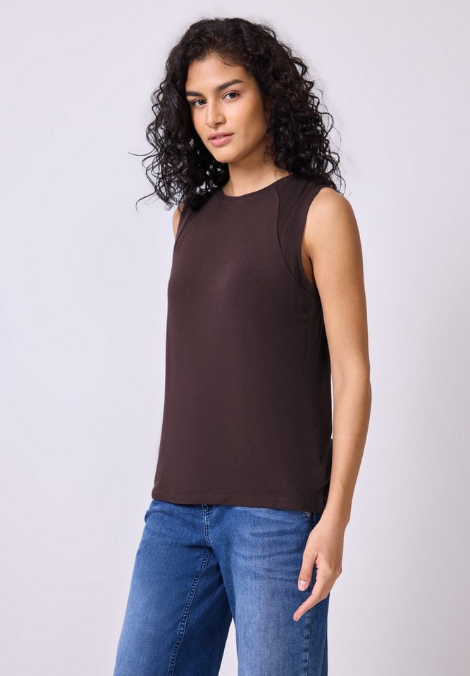 STREET ONE STUDIO Mesh-Top aus elastischem Materialmix von STREET ONE STUDIO