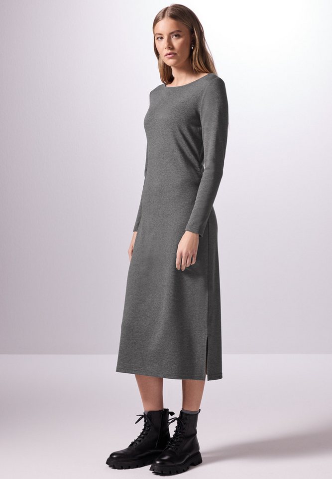 STREET ONE STUDIO Midikleid in Unifarbe von STREET ONE STUDIO