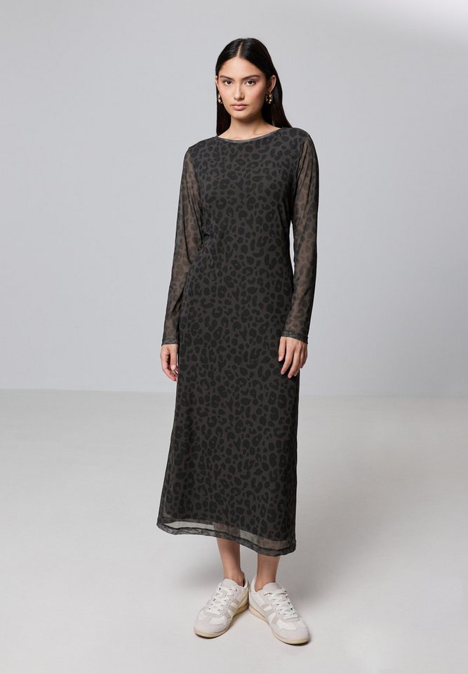 STREET ONE STUDIO Midikleid mit Leo-Muster von STREET ONE STUDIO