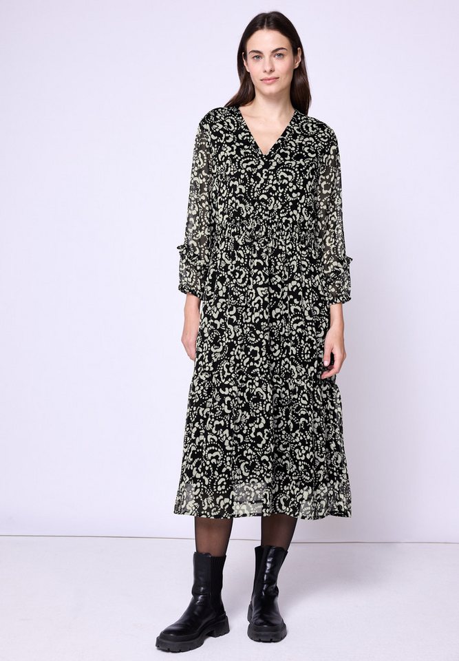 STREET ONE STUDIO Midikleid mit Volant von STREET ONE STUDIO